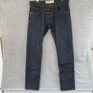 Parasuco Jeans Men’s Selvedge Denim 33x34 Buckle Fly